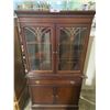 Image 1 : MAHOGANY CHINA CABINET (APPROX. H 67.5" L 36" W 15")(VISIBLE DAMAGE)
