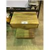 Image 2 : WOODEN END TABLE (APPROX. H 22.5" W 19" L 14")