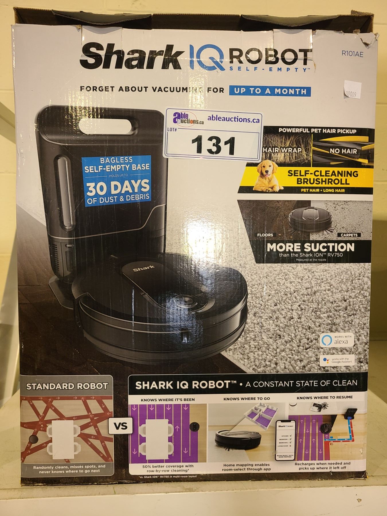 Shark Model R101ae Remote SHARK IQ ROBOT SELF-EMPTY VACUUM MODEL R101AE