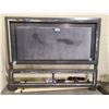 Image 1 : KING SIZE BEDFRAME WITH LED HEADBOARD MISSING SIDE RAILS