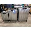Image 2 : SAMSONITE QUARRY 3 PIECE SUITCASE COLOR SILVER (NEW OUT OF BOX)