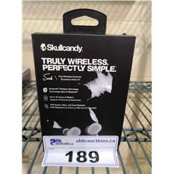 SKULLCANDY SESH WIRELESS, SWEAT, WATER, & DUST RESISTANT EARBUDS WORKING CONDITION