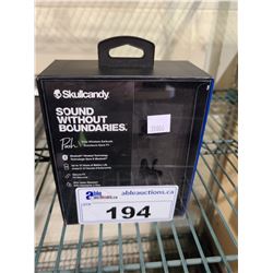 SKULLCANDY PUSH WIRELESS WATER RESISTANT EARBUDS WORKING CONDITION