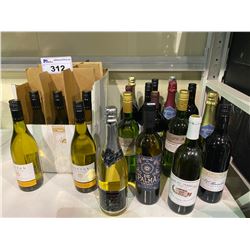 ASSORTED WINE & NON-ALCOHOLIC BOTTLES