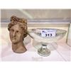 Image 1 : HEAD PLANTER & DECORATIVE BOWL