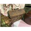 Image 2 : ASSORTED VINTAGE ITEMS, CANDLE HOLDERS, SERVING TRAY, & MORE
