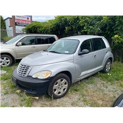 2006 CHRYSLER PT CRUISER, GREY, 4DRSD, GAS, AUTOMATIC, OOC HAS BC REG. VIN#3A4FY48B36T275240,