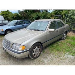 1996 MERCEDES C220W, BROWN, GAS, 4DRSD, AUTOMATIC, VIN#WDBHA22EXTF377553, 312,134KMS,