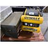 Image 1 : DEWALT AIR COMPRESSOR & TOOL DRAWER WITH CONTENTS
