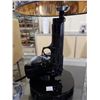 Image 2 : NEW IN BOX PISTOL TABLE LAMP 18" BLACK FINISH