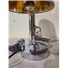 Image 2 : NEW IN BOX PISTOL TABLE LAMP 18" CHROME FINISH