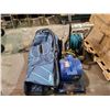 Image 1 : WIND HANDLER COMMERCIAL BLOWER, HOSE & REEL, & GIANT EVOC BAG