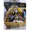 Image 1 : CRATE OF ASSORTED TOOLS & CORDS