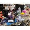 Image 2 : ASSORTED GOODS INCULDING GILLETTE RAZORS, CREST 3D WHITE STRIPS, BATMAN HAT, LIGHTERS, & MORE