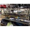 Image 1 : ASSORTED WIPER BLADES, CROWBAR, & GUITAR STAND