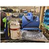 Image 2 : JUMPSTART+TIRE INFLATOR, PORTABLE BURNER, VEGA PROTEIN, BLOWER, & MORE