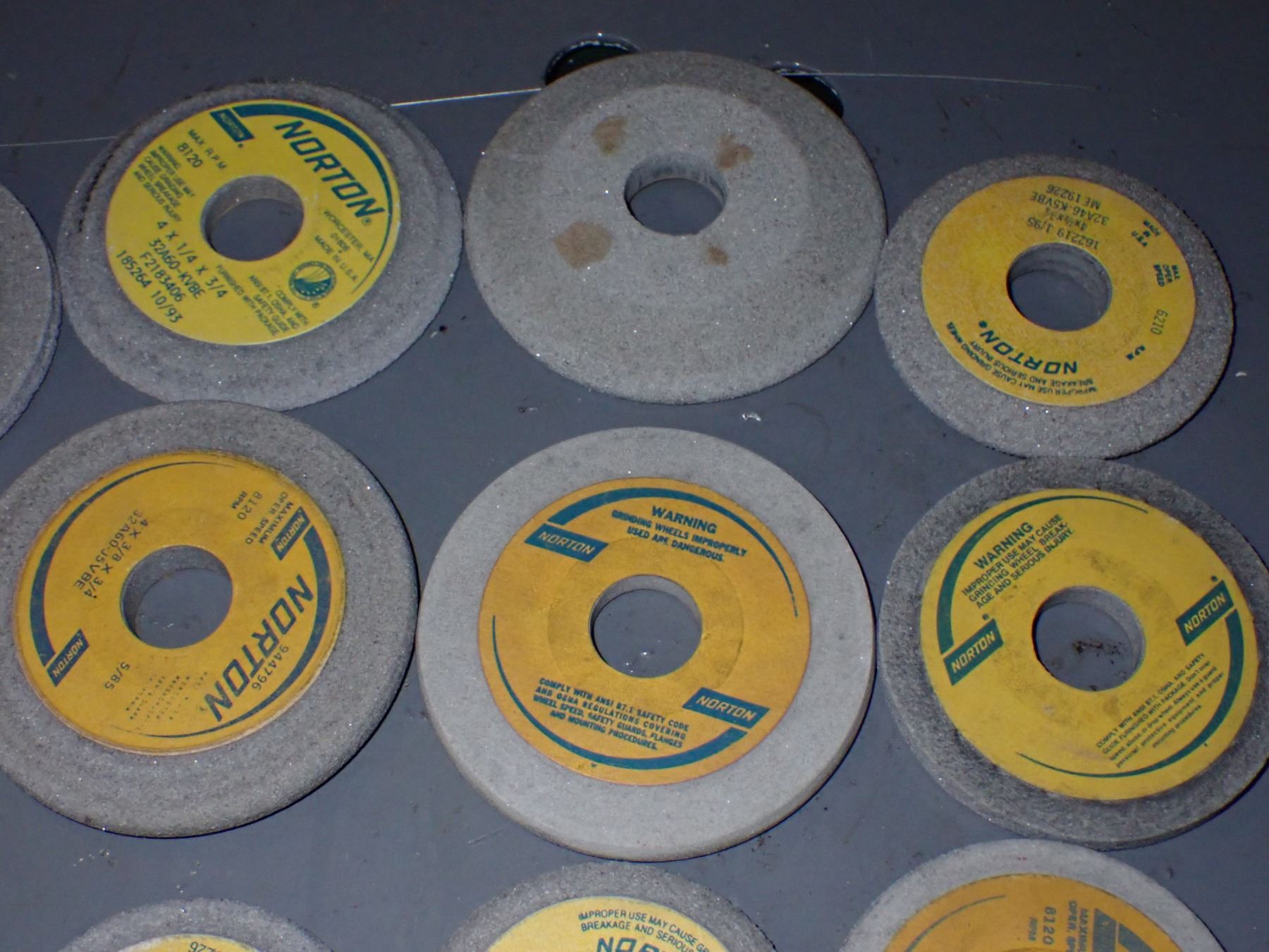 Norton Grinding Wheels Chart