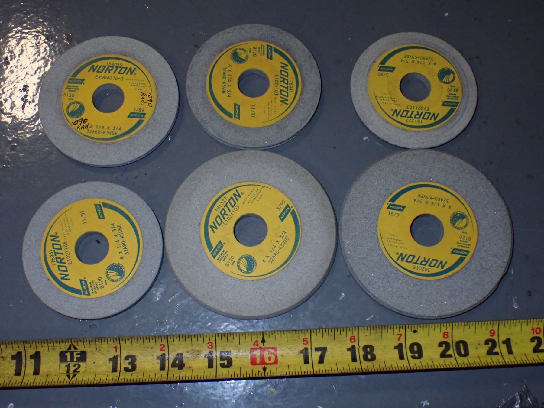 Norton Grinding Wheels Chart