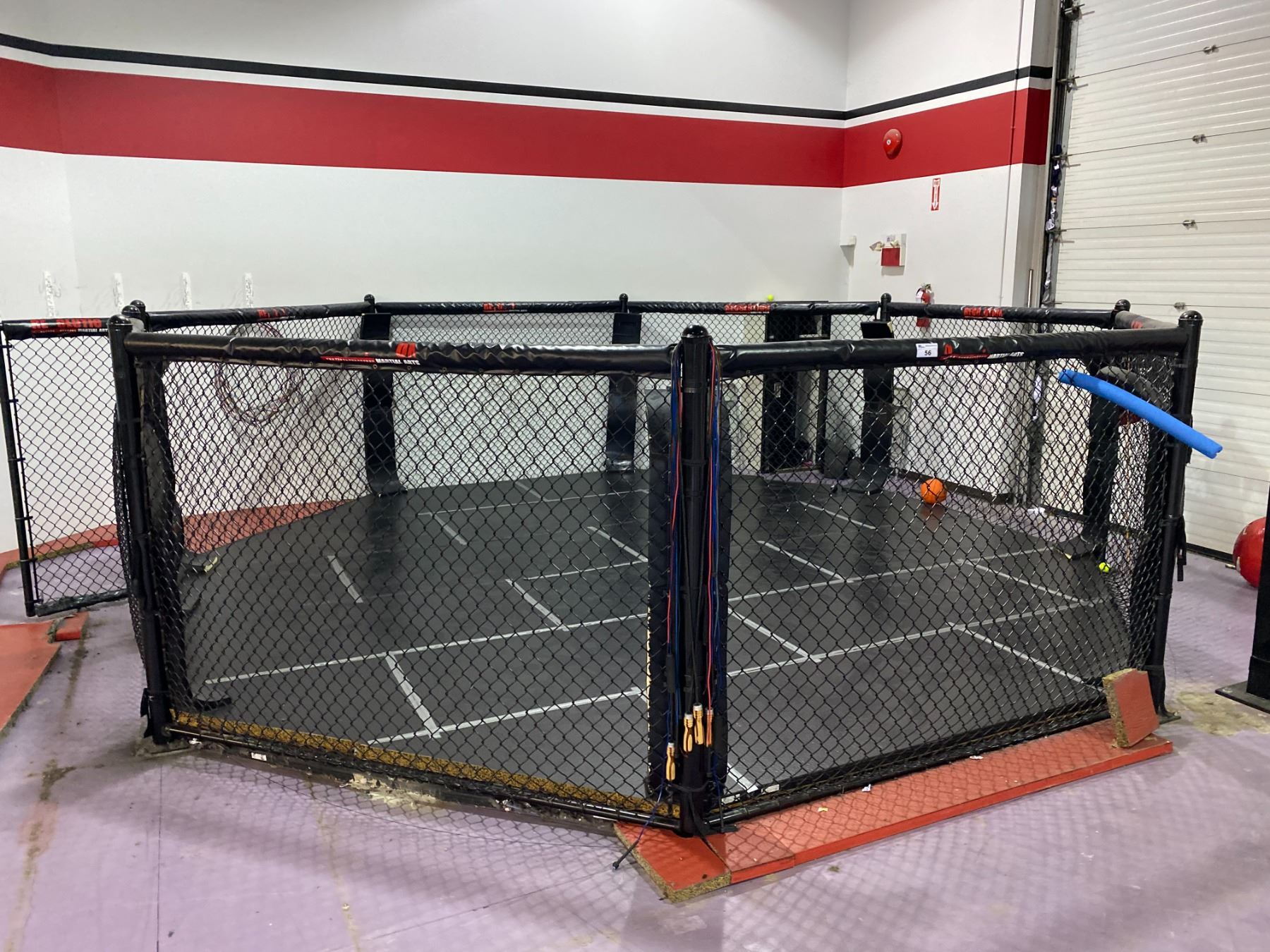MMA FIGHT CAGE C/W FLOORING Able Auctions