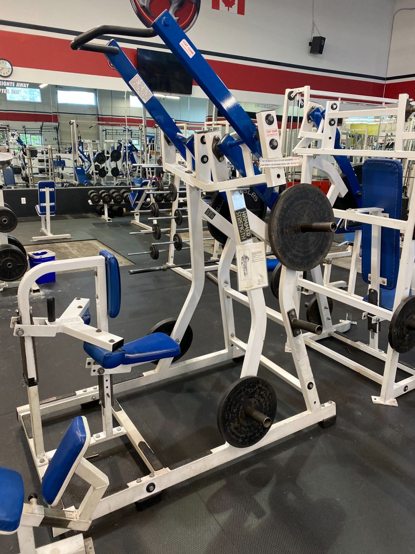 HAMMER STRENGTH ISO-LATERAL FRONT LATERAL PULL DOWN MACHINE