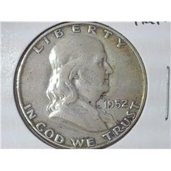 1952-D Franklin Half Dollar