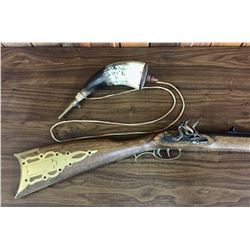 .50 Cal Black Powder Rifle and Powder Horn