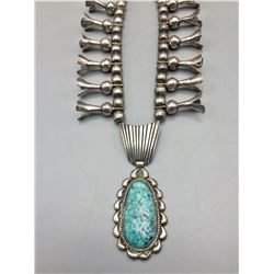 Unique Squash Blossom Style Necklace