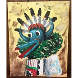 Original Oil Painting by Jimmy Yellowhair