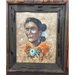 Original Oil Painting by Jimmy Yellowhair