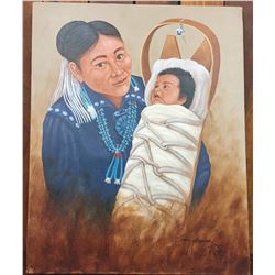 Original Oil Painting by Jimmy Yellowhair