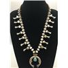Image 10 : Gorgeous and Unique Squash Blossom Necklace