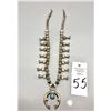 Image 11 : Gorgeous and Unique Squash Blossom Necklace