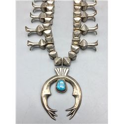 Gorgeous and Unique Squash Blossom Necklace