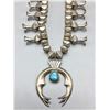 Image 1 : Gorgeous and Unique Squash Blossom Necklace