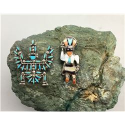 Two Zuni Pins/Pendants