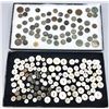 Image 1 : Two Displays of Buttons from Relics Museum