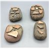 Image 5 : 4 Prehistoric Manos Decorated with Pot Sherds