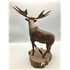 Image 4 : Hand Carved Ironwood Moose Statue
