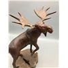 Image 6 : Hand Carved Ironwood Moose Statue