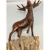 Image 8 : Hand Carved Ironwood Moose Statue