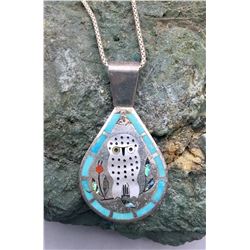 Dennis and Nancy Edaakie Inlay Pendant
