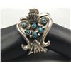 Image 8 : Vintage 12 Stone Turquoise Watch Bracelet.