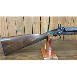Engraved Antique Double Barrel Shotgun