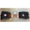 Image 13 : Buffalo Hide and Beaded Saddle Bags