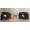 Image 1 : Buffalo Hide and Beaded Saddle Bags