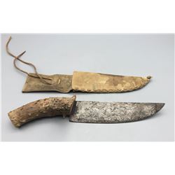 Handmade Antler Handle Knife