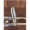 Image 22 : Fancy Rawhide Braided Bridle With JWP Spade Bit