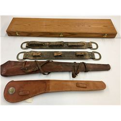Presentation Box, Rifle Displays And Scabbards