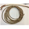 Image 2 : Rawhide Riata and 3 Hand Braided Quirts