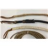 Image 3 : Rawhide Riata and 3 Hand Braided Quirts